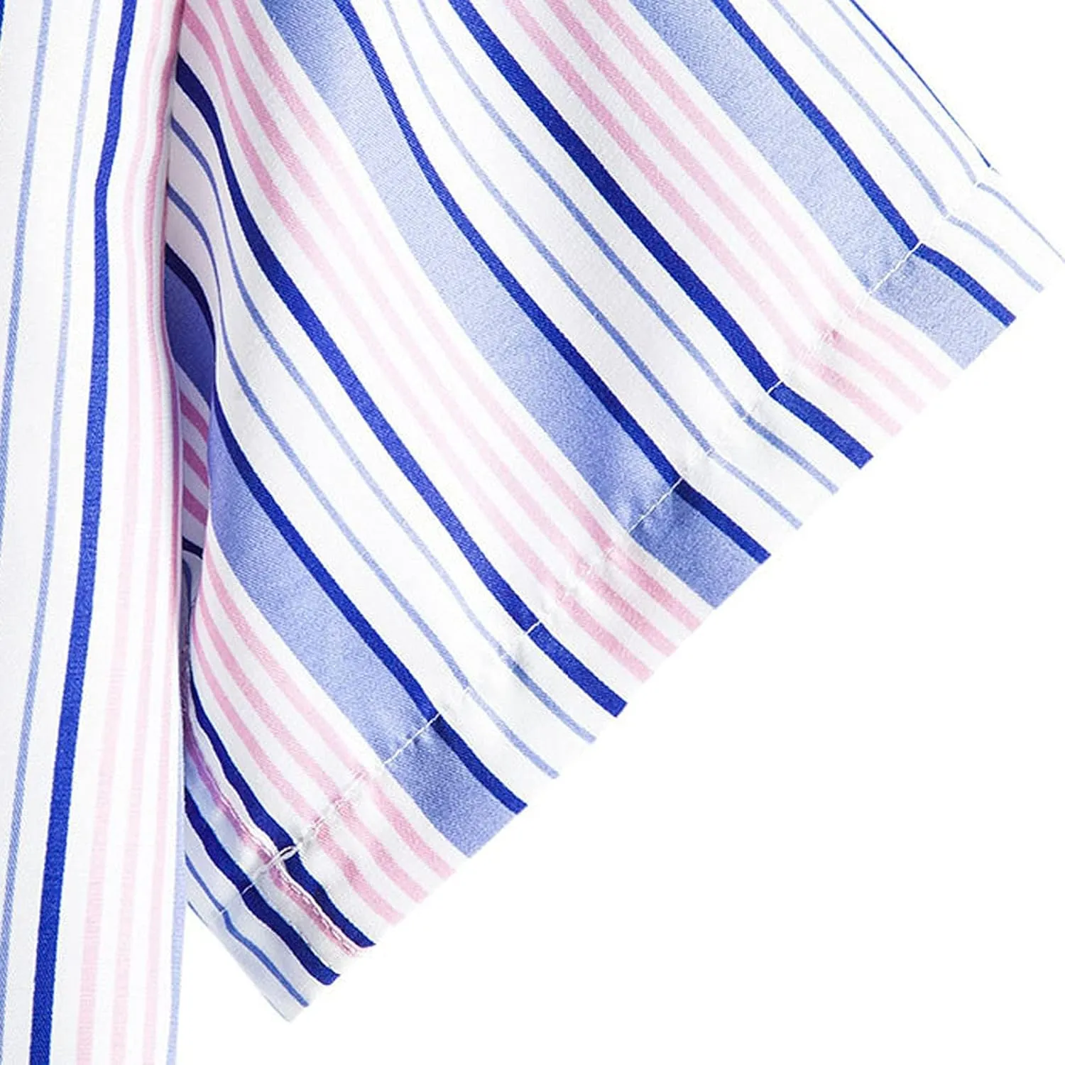 Men's Striped Shirts Button Down Beach Shirt Short Sleeve Hawaiian Shirt Tees Quick Dry Western Shirt 2025 Trendy