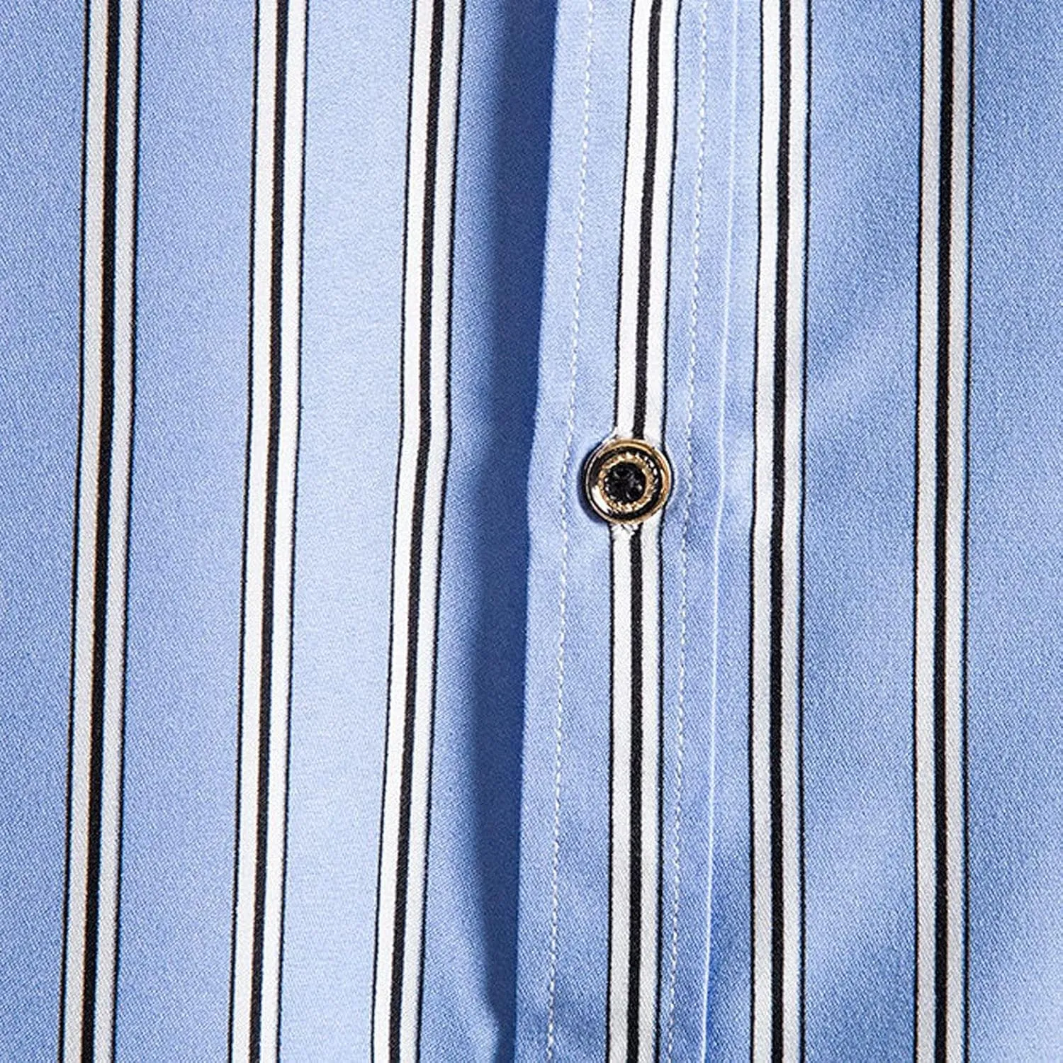 Men's Striped Shirts Button Down Beach Shirt Short Sleeve Hawaiian Shirt Tees Quick Dry Western Shirt 2025 Trendy