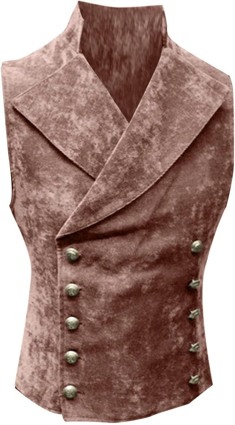 Men's Suit Vest Slim Fit Business Wedding Sleeveless Tank down Hooded Jacket Men