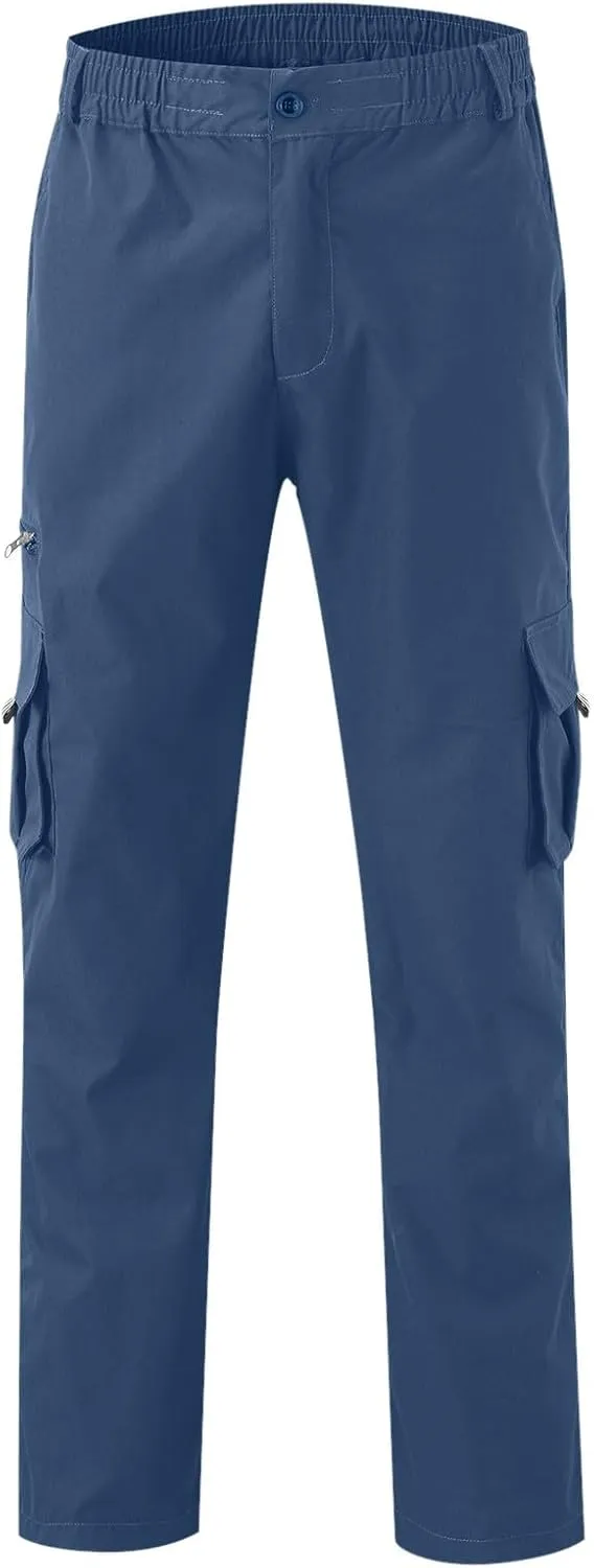 Men's Sweatpants Tapered Joggers Pants Drawstring Stretch Elastic Waist Tapered Pants Gym Running Workout Jogger Pant