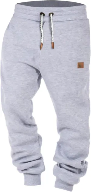 Mens Sweatpants with Pockets, Elastic Waist Casual Drawstring Jogger Sweat Pant, Workout Athletic Tapered Sport Trouser
