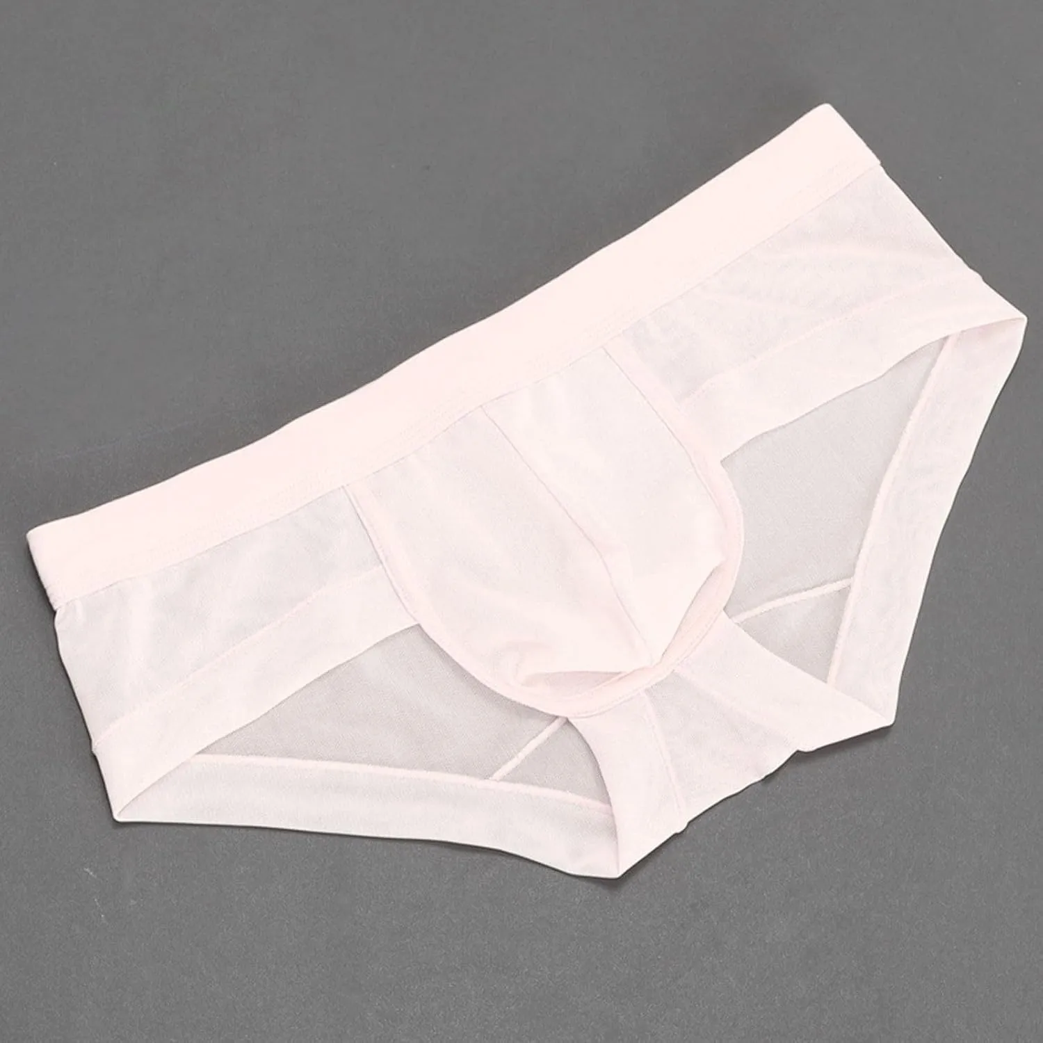Mens Thongs Men's Lace See Throught G-String Underwear Sexy Low Rise Large Size Ice Silk Sexy Thong