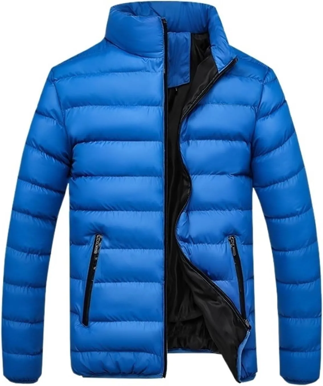 Men's Winter Warm Cotton Jacket, Stand-up Collar, Short Thick Winter Coat,Down Jacket, Thick Cotton-padded Jacket