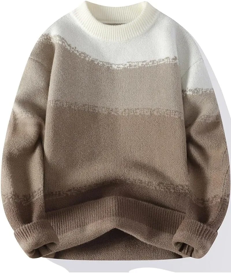 Men's Wool Casual Knitwear Pullover Winter Sweaters Men Thick Sweater Men Youth Sweaters Autumn