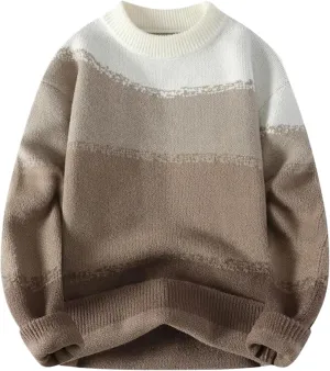 Men's Wool Casual Knitwear Pullover Winter Sweaters Men Thick Sweater Men Youth Sweaters Autumn