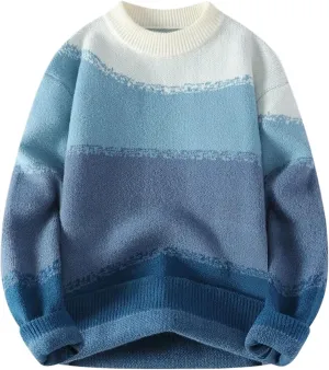 Men's Wool Casual Knitwear Pullover Winter Sweaters Men Thick Sweater Men Youth Sweaters Autumn