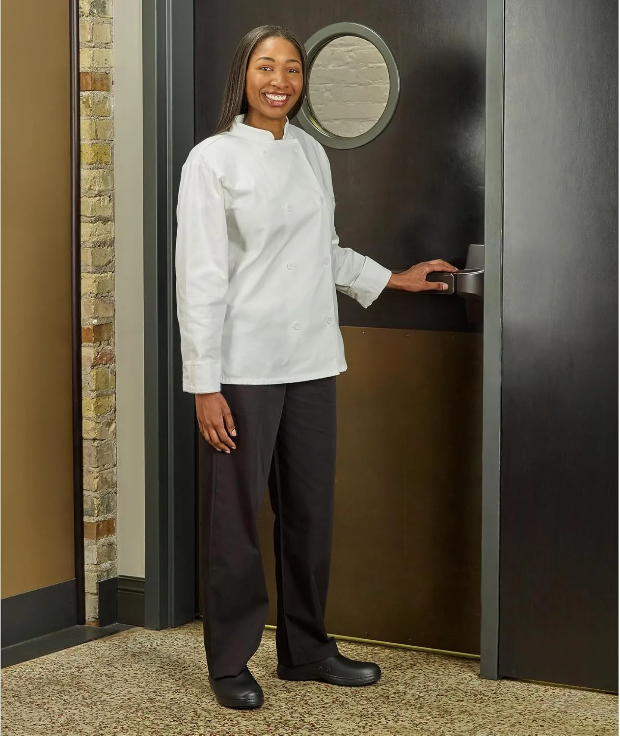 Mercer Culinary M60060BKXS Millennia Women's Chef Pants, X-Small, Black