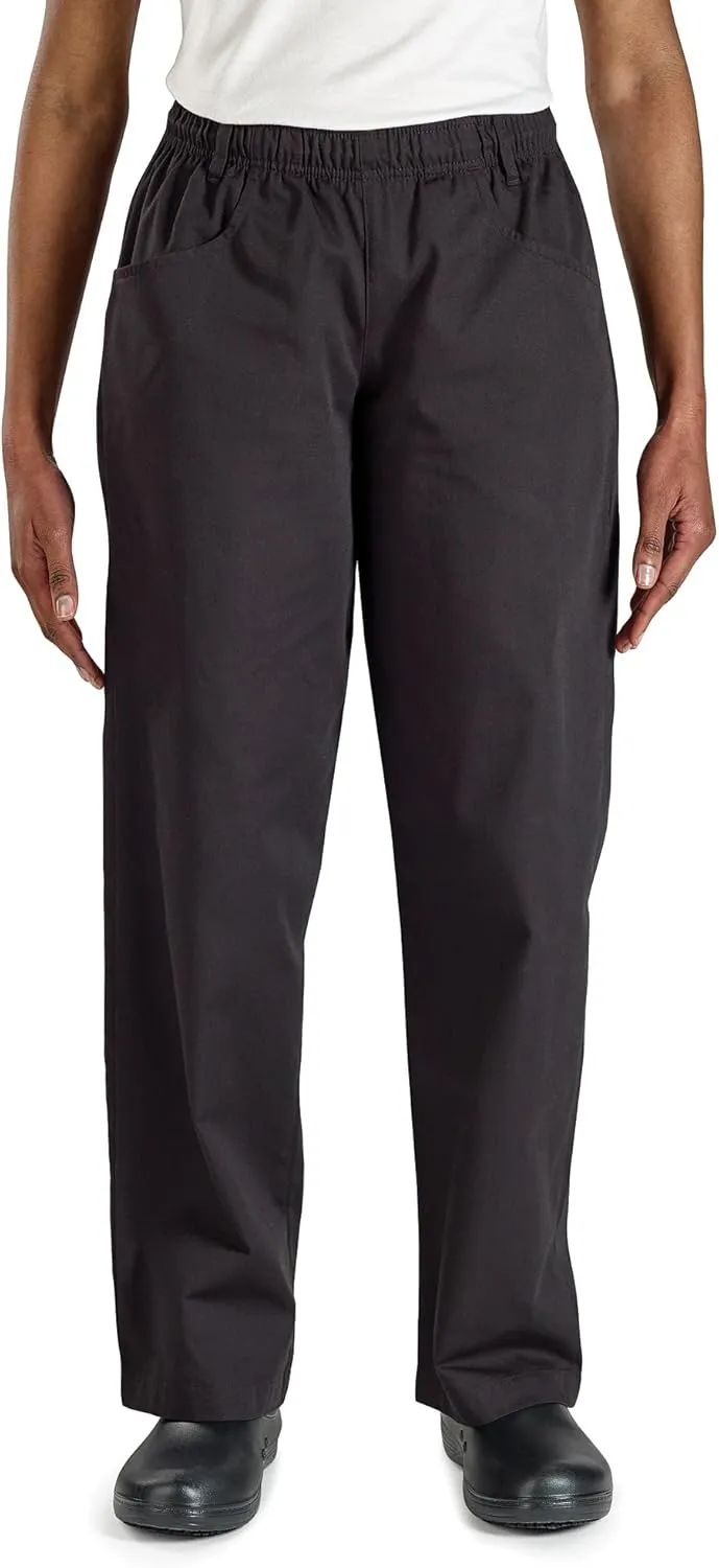 Mercer Culinary M60060BKXS Millennia Women's Chef Pants, X-Small, Black