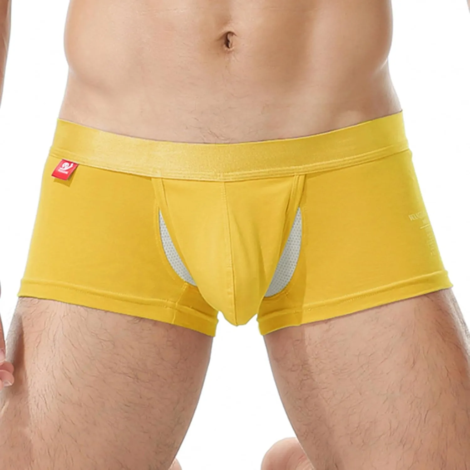 Modal Underwear Men Boxer Briefs Stretchy Quick Dry Boxers Underwear Mens Soft Breathable Trunks