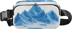 Mountain Surreal Fanny Pack Water Resistant Waist Pack Sling Bag Purse for Women Men Travel Hiking