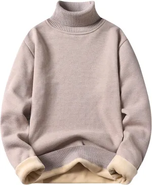 Muscularfit Mens Sweaters Slim Fit Soft Long Sleeve Casual Sweater Plain Turtleneck Regular Fit Sweater Winter Warm Knitwear