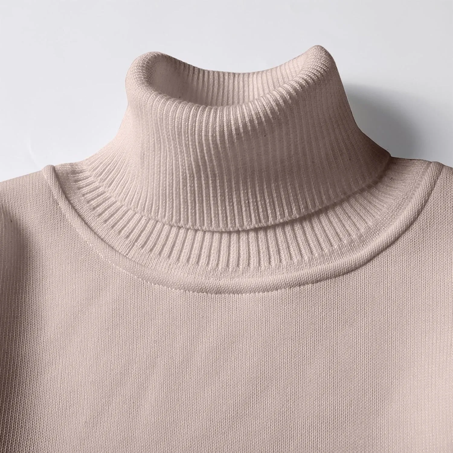 Muscularfit Mens Sweaters Slim Fit Soft Long Sleeve Casual Sweater Plain Turtleneck Regular Fit Sweater Winter Warm Knitwear
