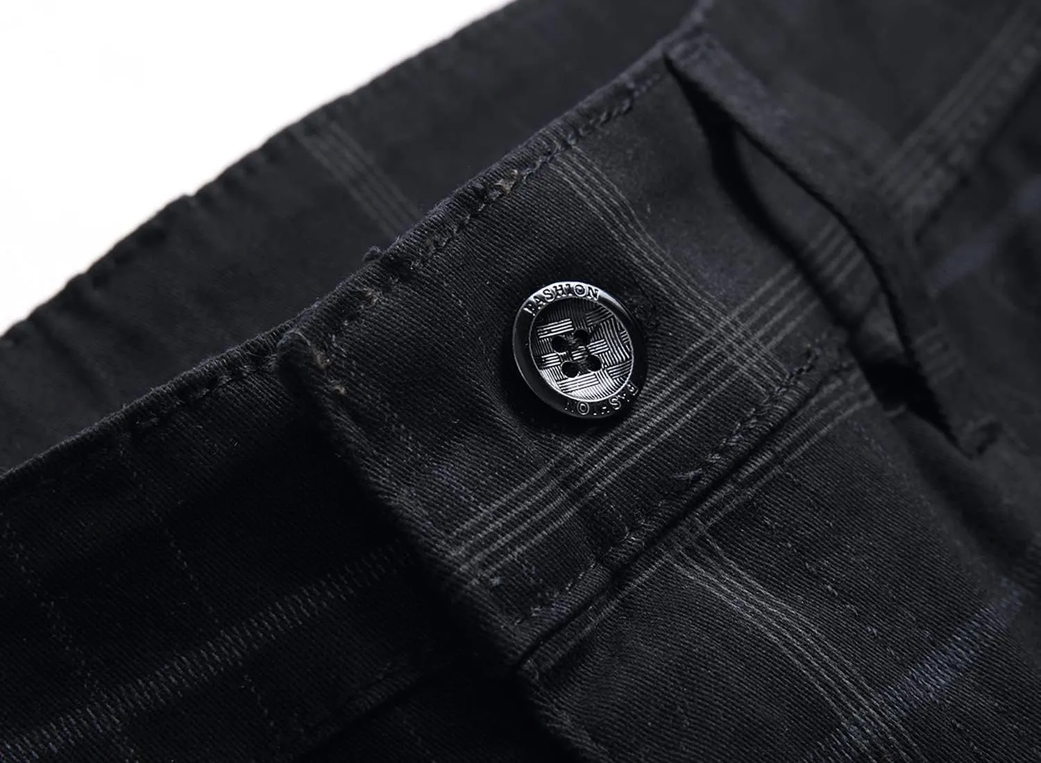NOVOCCT Mens Dress Pants - Slim Fit Mens Casual Pants - Flat Front Stretch Skinny Business Casual Dress Chinos Pants for Men