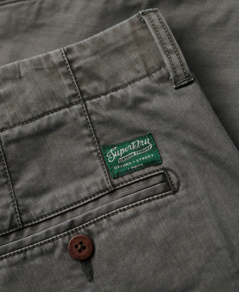Officer Chino Shorts - Washed Grey