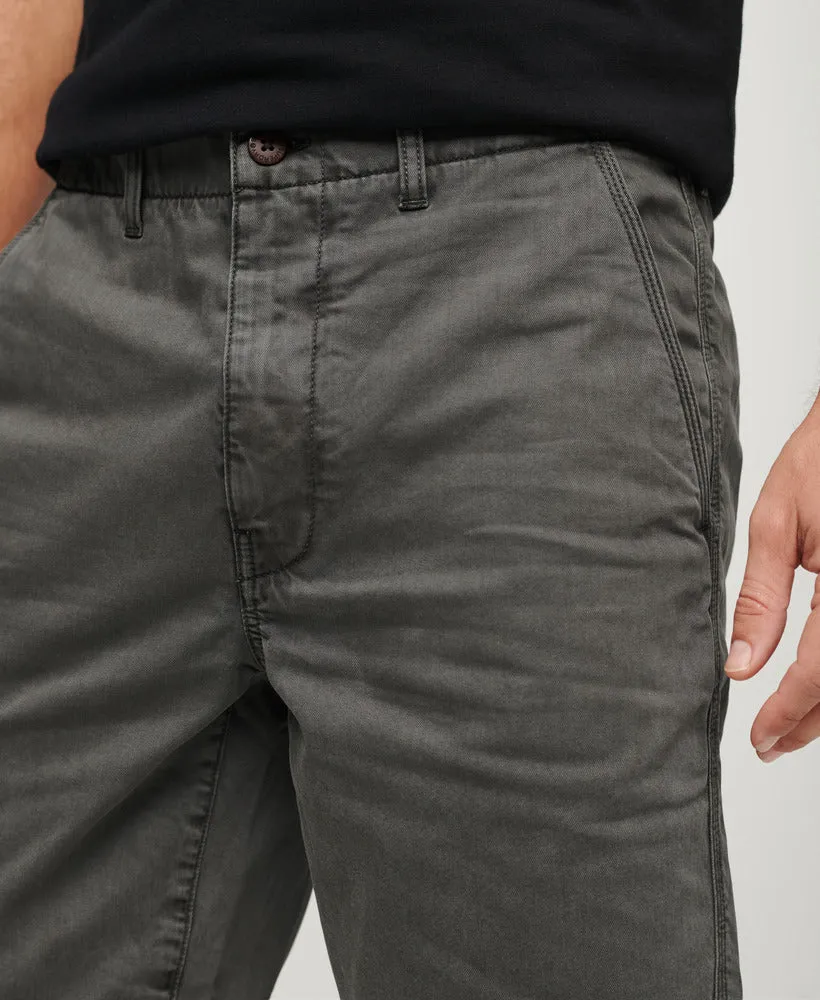 Officer Chino Shorts - Washed Grey