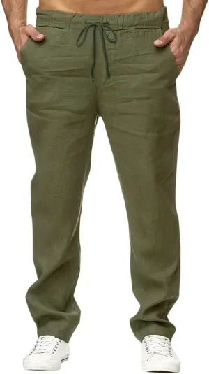 Overalls for Men Fashion Mens Autumn and Winter Casual Sweatpants Slim Fit Drawstring Joggers with Pockets Outdoor Hiking Sports Trousers Chino Pant Men
