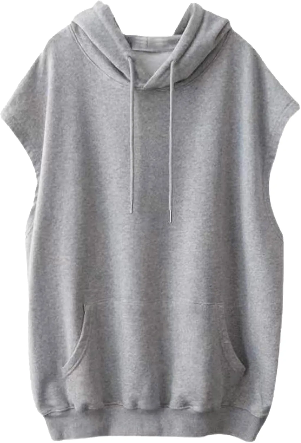 Oversized Hoodies for Women Short Sleeve Sweatshirts Loose Fit Pullover 2024 Fall Fashion Outfits Hooded Tank Tops