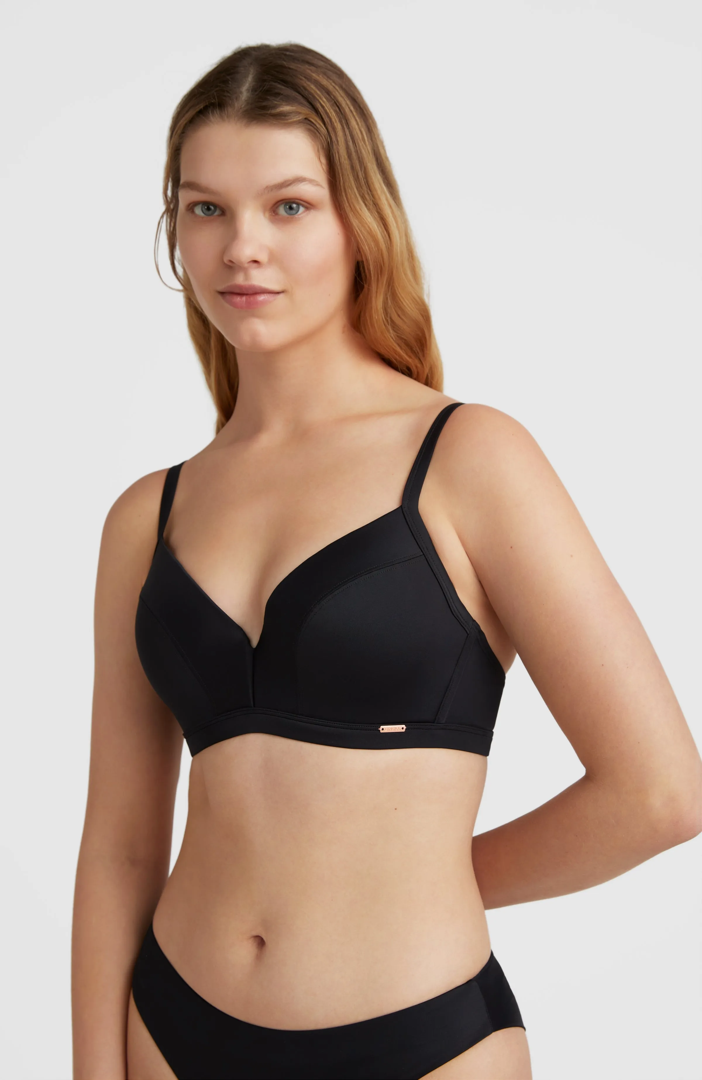 Panama Mould Wire Bra Bikini Top | Black Out