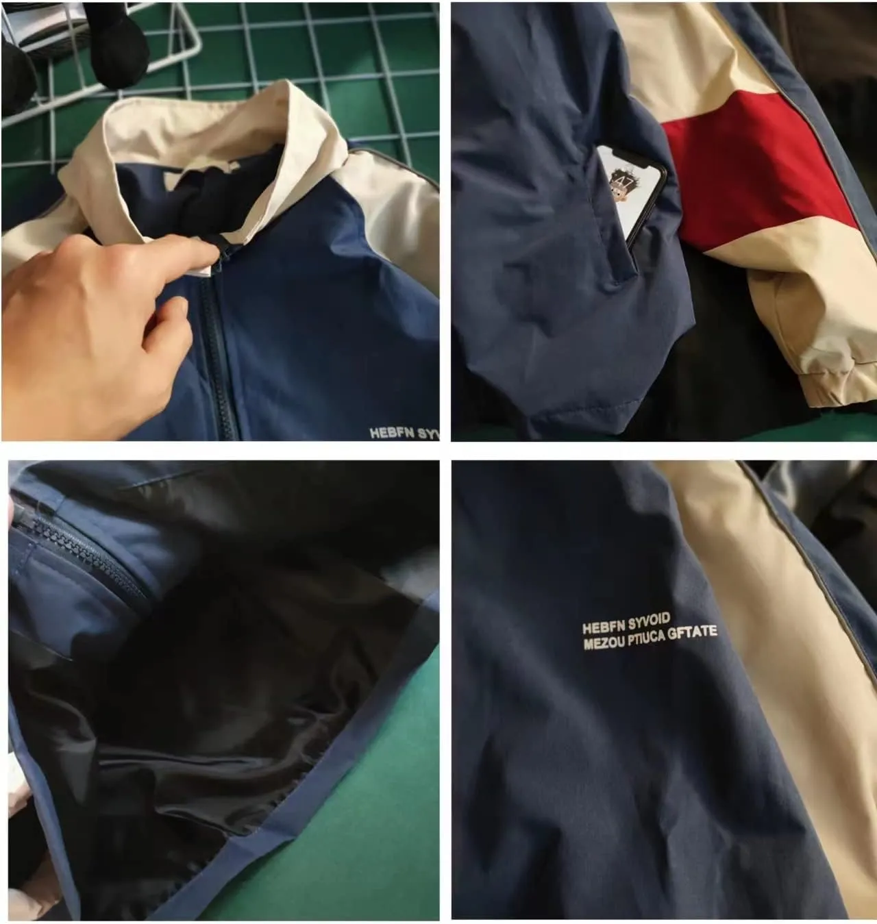 Pbkabiug Hip Hop Varsity Jacket Men Women Patchwork Color Block Windbreaker Coats Mens Fashion Loose Thin College Jackets