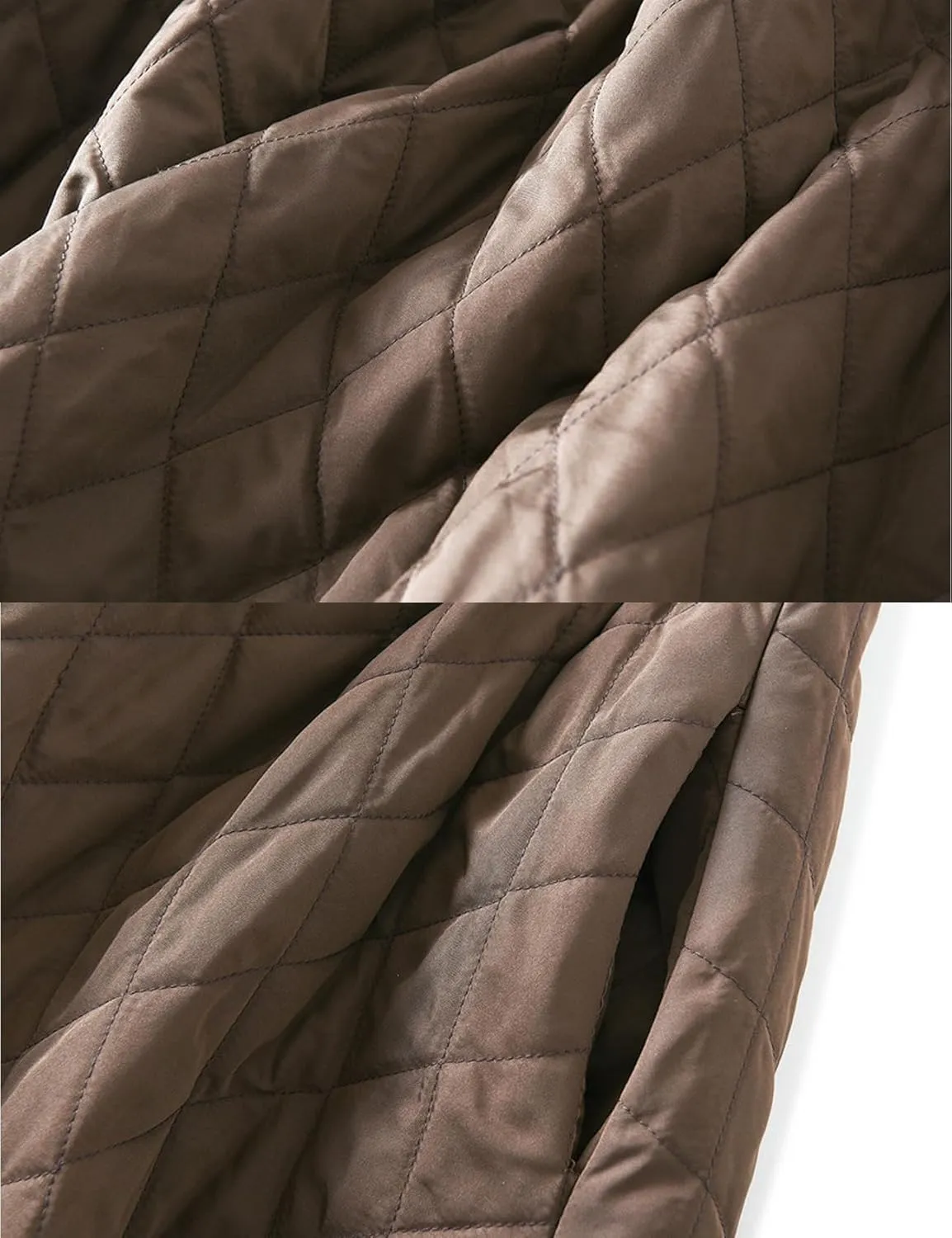 Perbai Women's Insulated Long Winter Skirt High Waisted A Line Pleated Flowy Quilted Puffer Skirts
