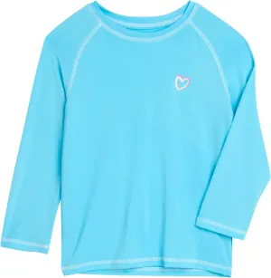 Pink Platinum Girls Rash Guard - UPF 50  Long Sleeve Quick Dry Swimwear and Sun Protection Swim Shirts for Girls (Size: 4-16)