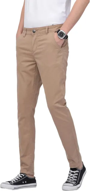 Plaid&Plain Men??s Skinny Khaki Pants Skinny Fit Chinos