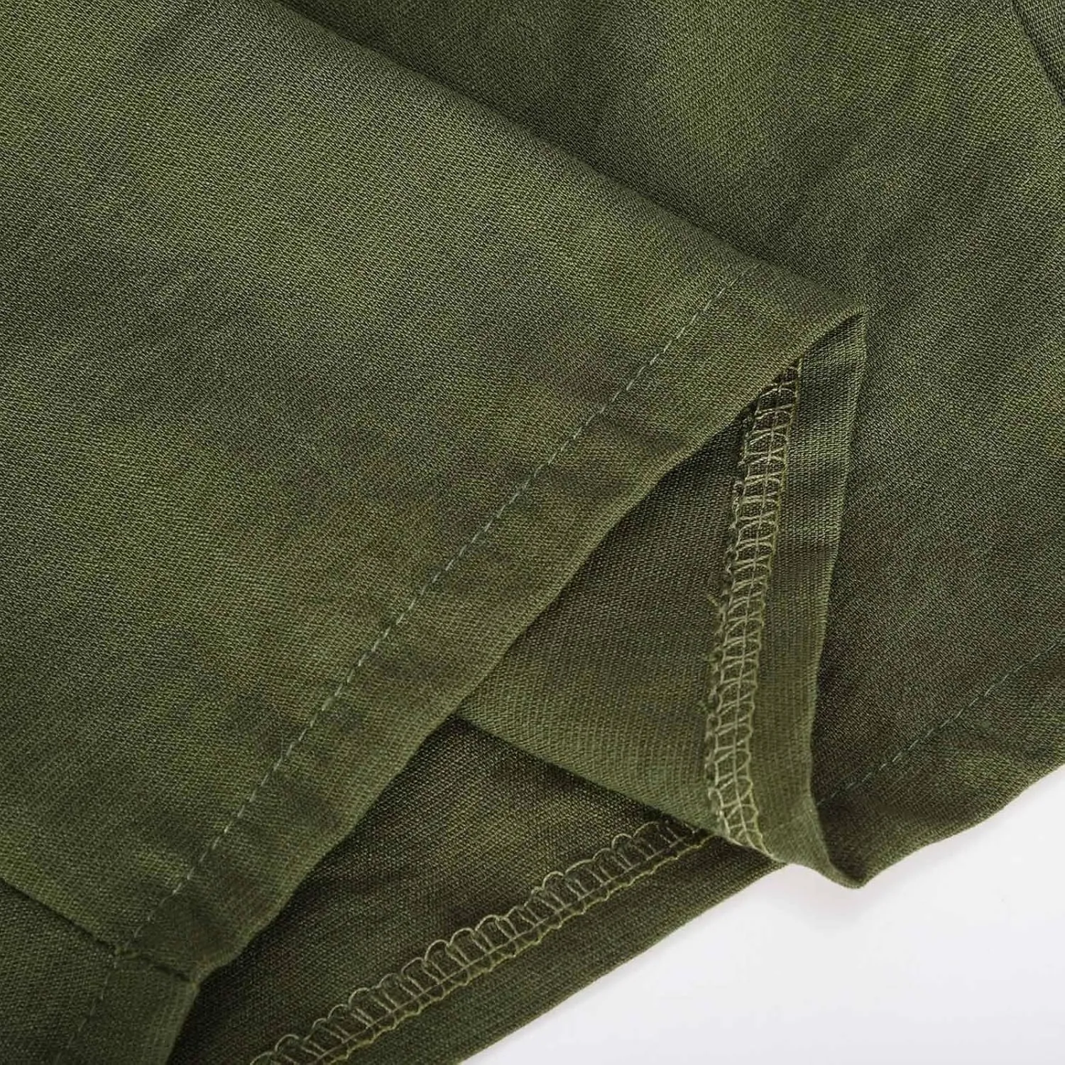 Plus Size Spring Cotton Linen Trousers for Women's Solid Elastic Waist Straight Tube Casual Wide Leg Lounge Pants