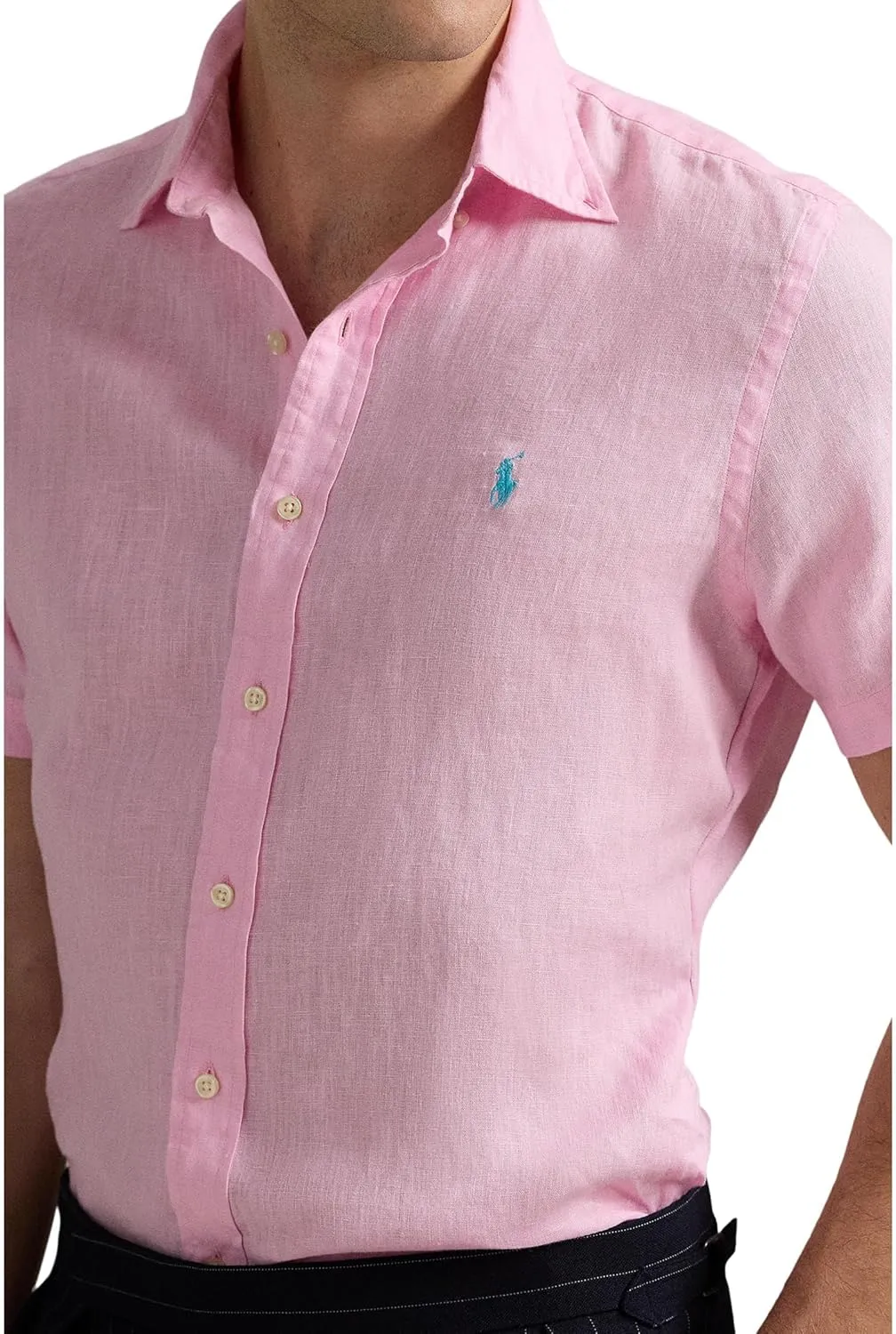 Polo Ralph Lauren Men's Short Sleeve Classic Fit Linen Shirt