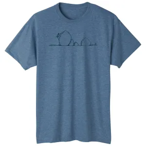prAna Boulder Tee Shirt Aqua Blue