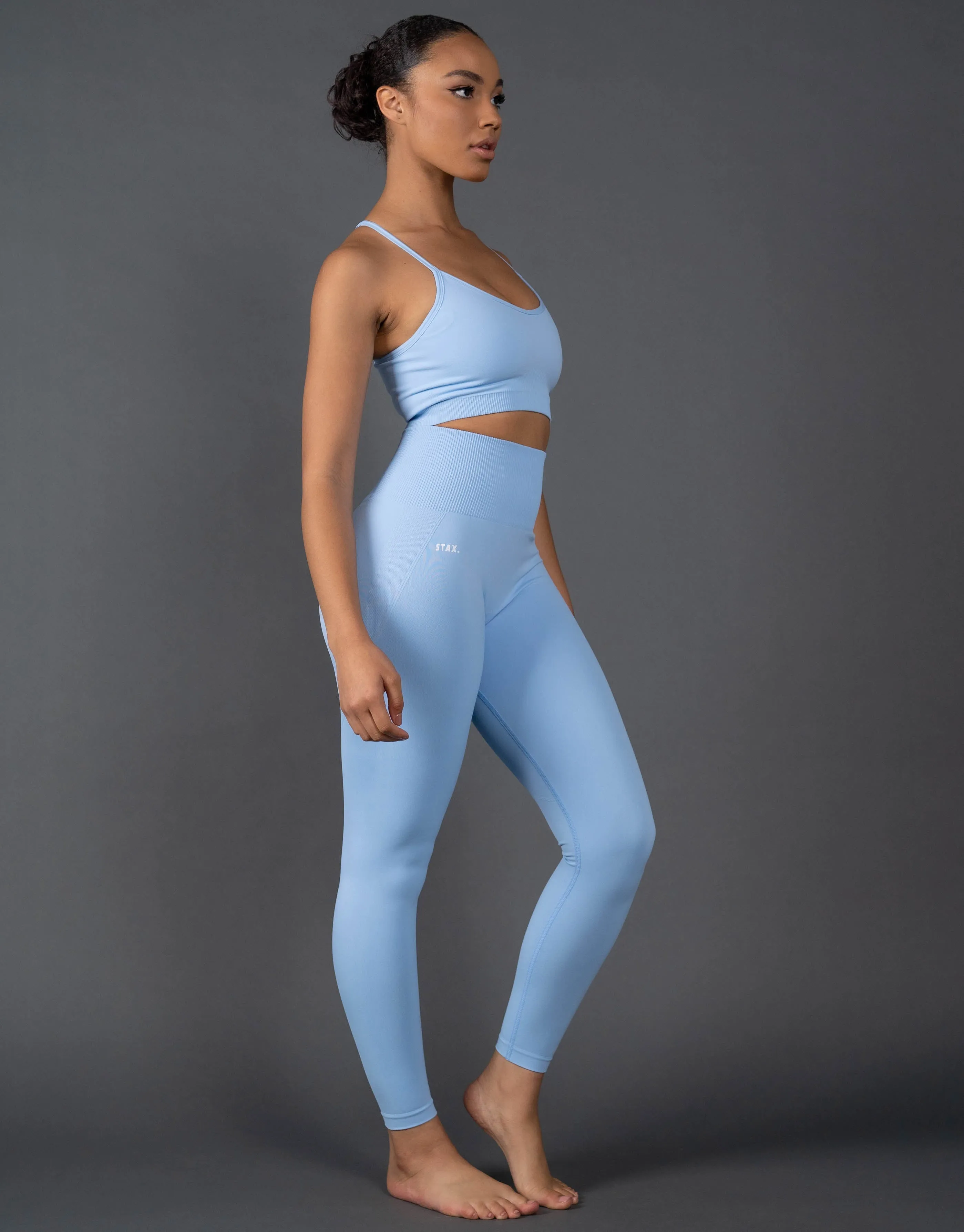 Premium Seamless Tights V5.1 - Baby Blue