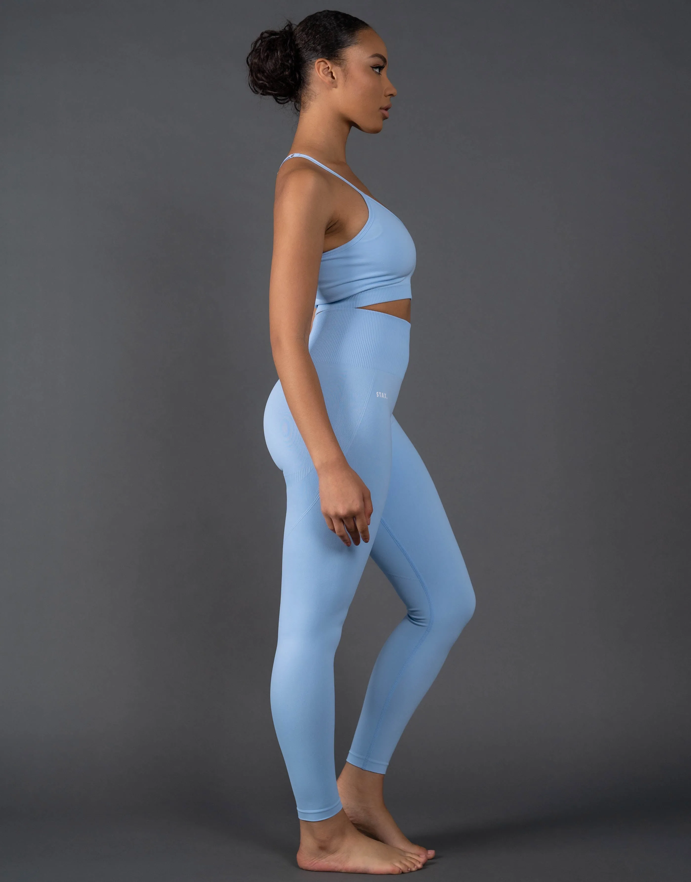 Premium Seamless Tights V5.1 - Baby Blue