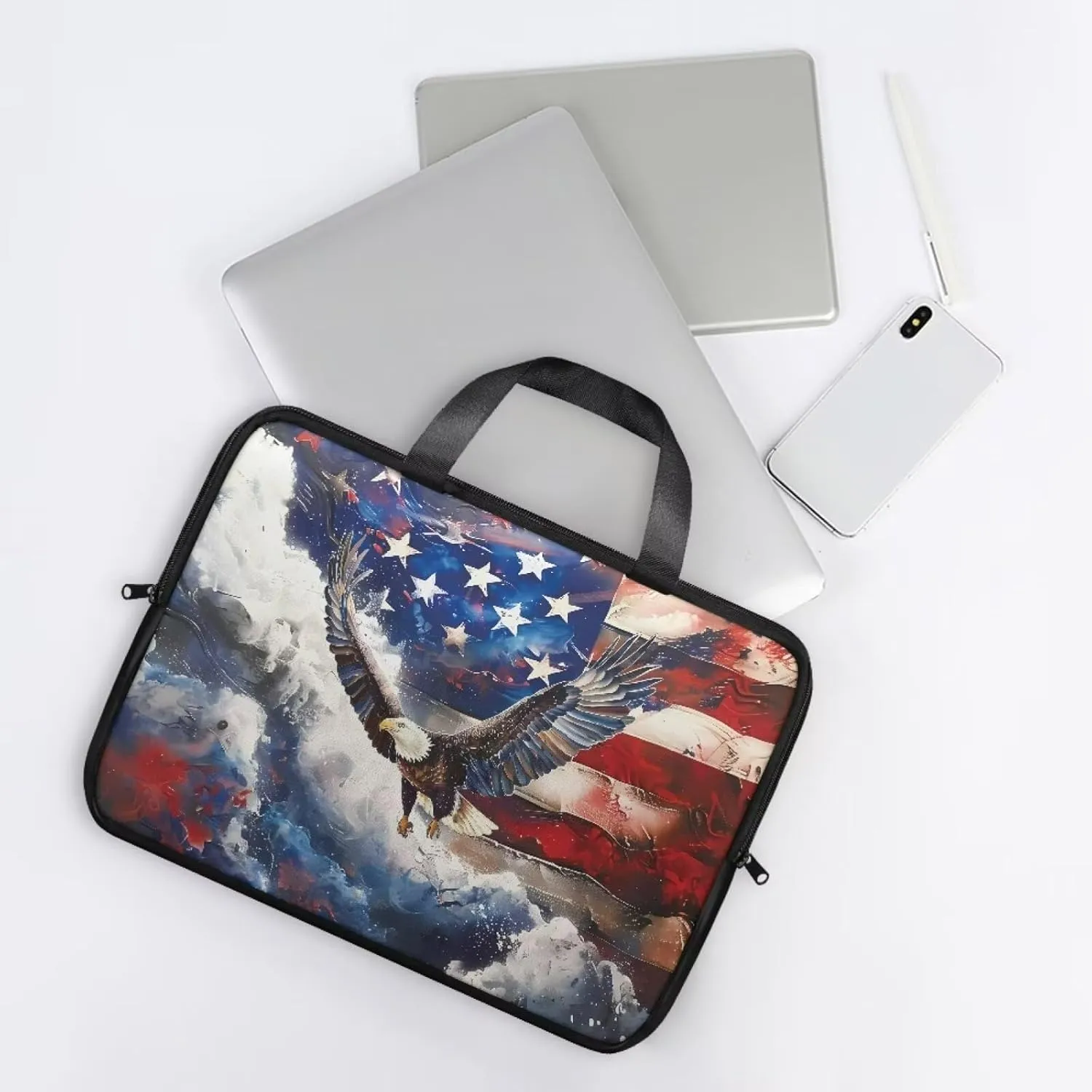 Protective Laptop Sleeve,Leather Laptop Bag for Women, Water-Resistant Computer Bags For Laptops for Men