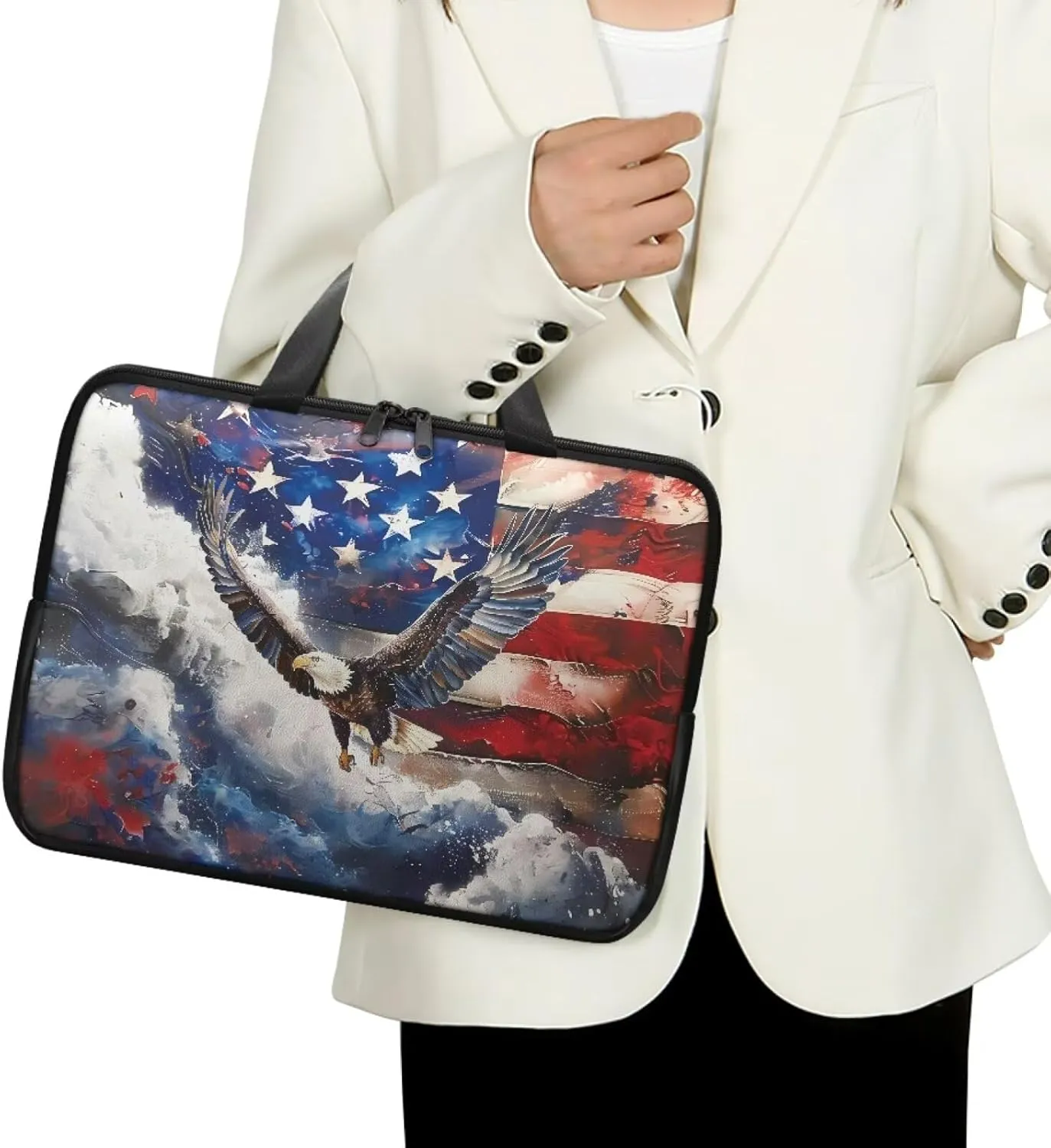 Protective Laptop Sleeve,Leather Laptop Bag for Women, Water-Resistant Computer Bags For Laptops for Men