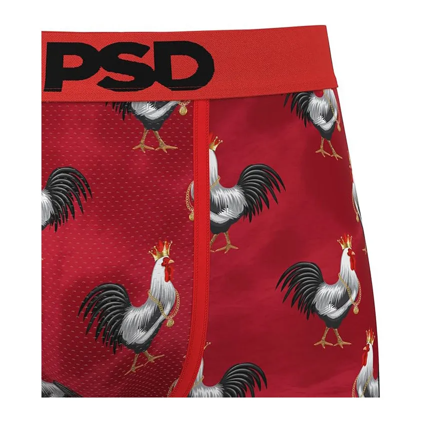 PSD Men's Multicolor Cocky Af Red Boxer Briefs Large Underwear - 324180126-MUL-L