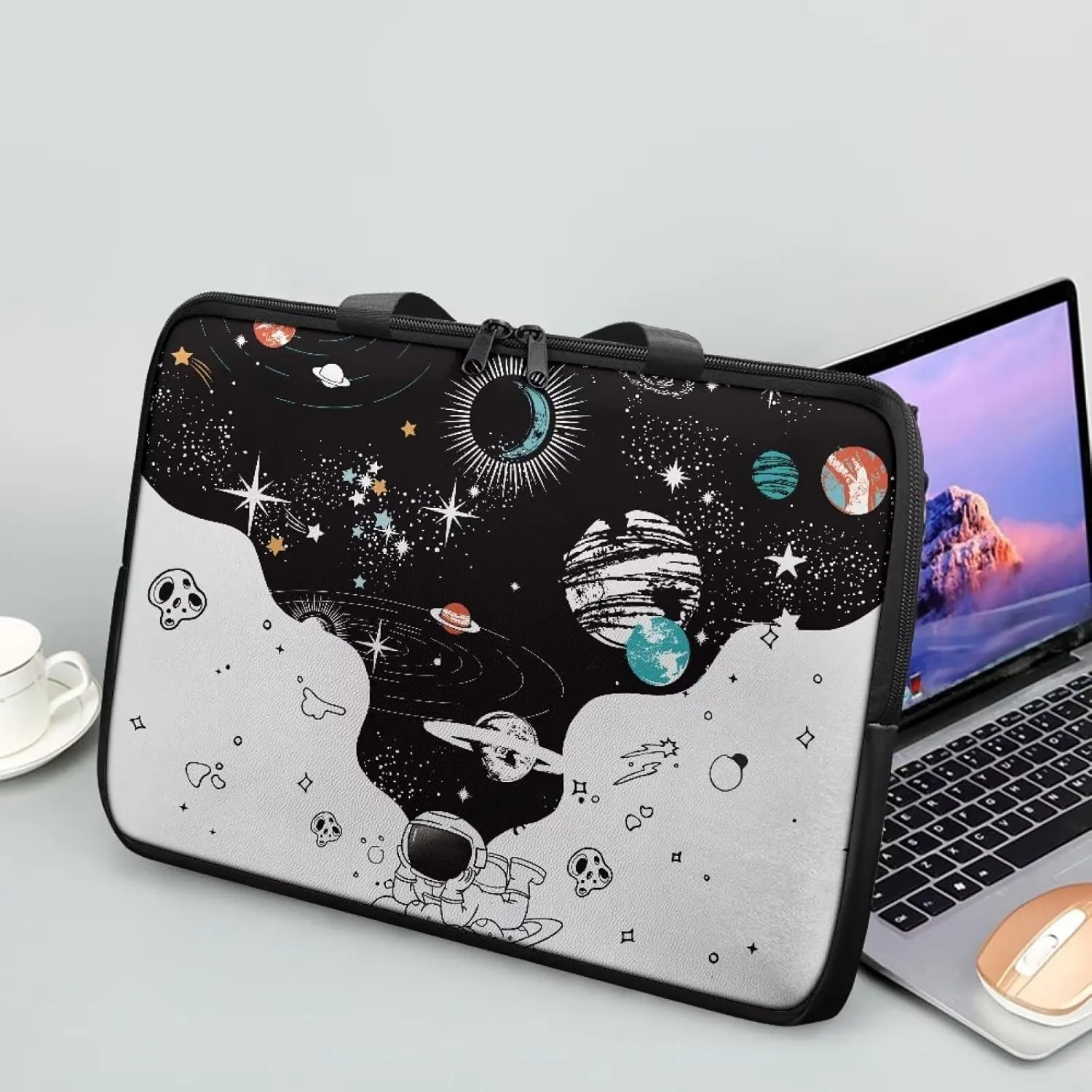 PU Leather Laptop Bags Designer Water-Resistant Laptop Carrying Case 10 12 13 15 17 inch