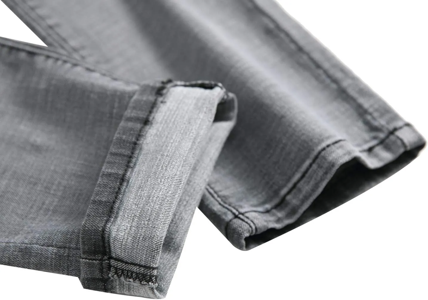 QIMYUM Men's Slim Fit Jeans Ripped Skinny Jeans for Men, Fashion Biker Jeans Stretch Moto Cargo Denim Pants