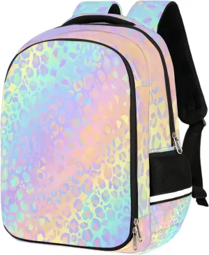 Rainbow Multifunctional Backpack Durability Laptops Water Resistant College School Travel Backpack Gifts for Men Women Girls