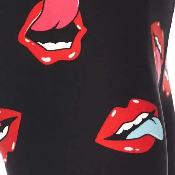 Red Lip Xtra Plus Leggings