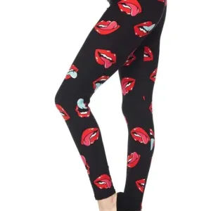 Red Lip Xtra Plus Leggings