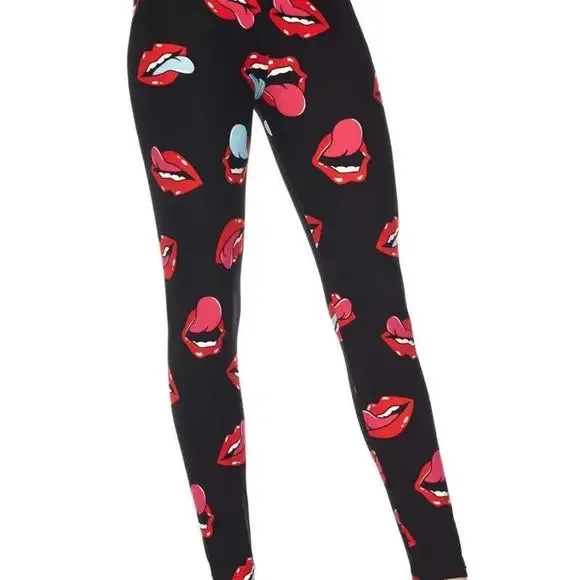 Red Lip Xtra Plus Leggings