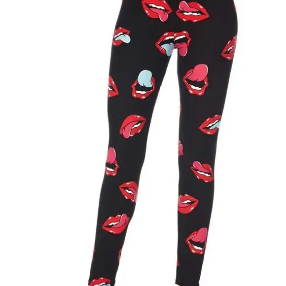 Red Lip Xtra Plus Leggings