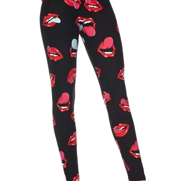 Red Lip Xtra Plus Leggings