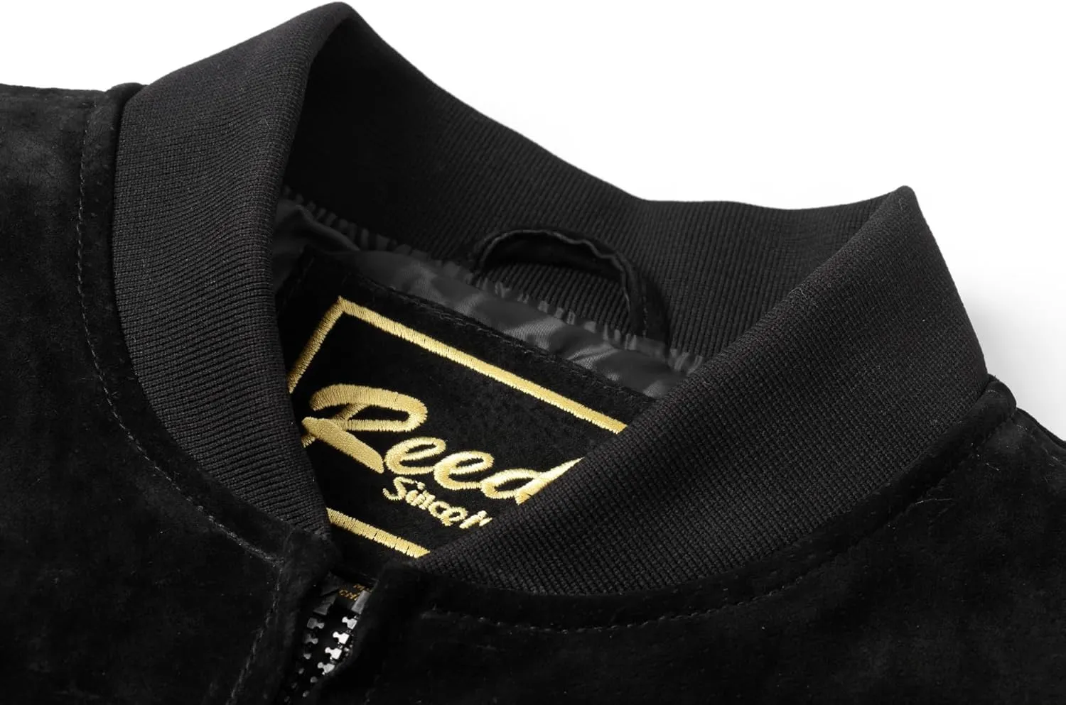 REED MEN'S BASEBALL SUEDE LEATHER JACKET (IMPORTED)