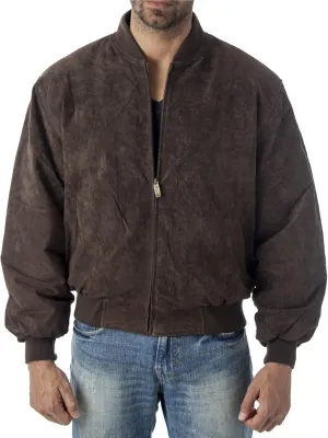REED MEN'S BASEBALL SUEDE LEATHER JACKET (IMPORTED)