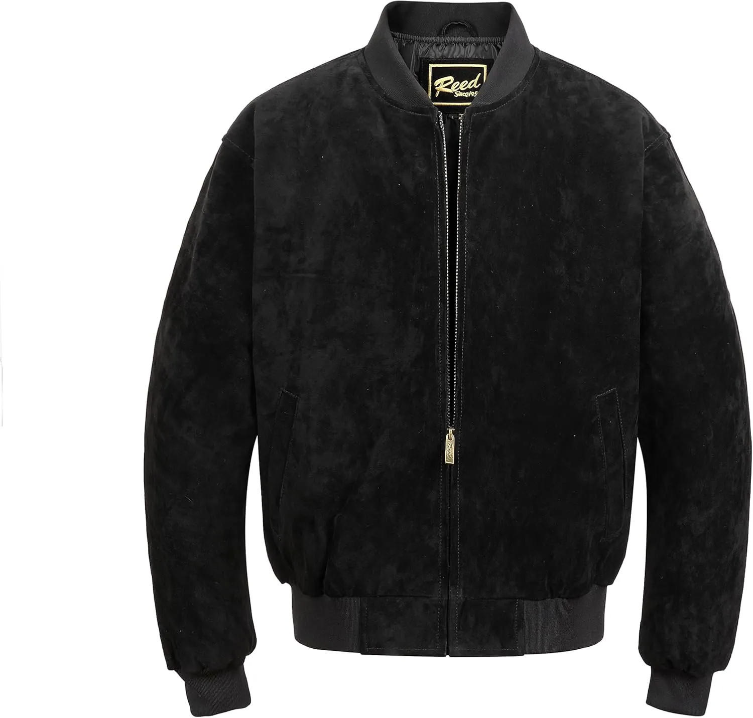 REED MEN'S BASEBALL SUEDE LEATHER JACKET (IMPORTED)