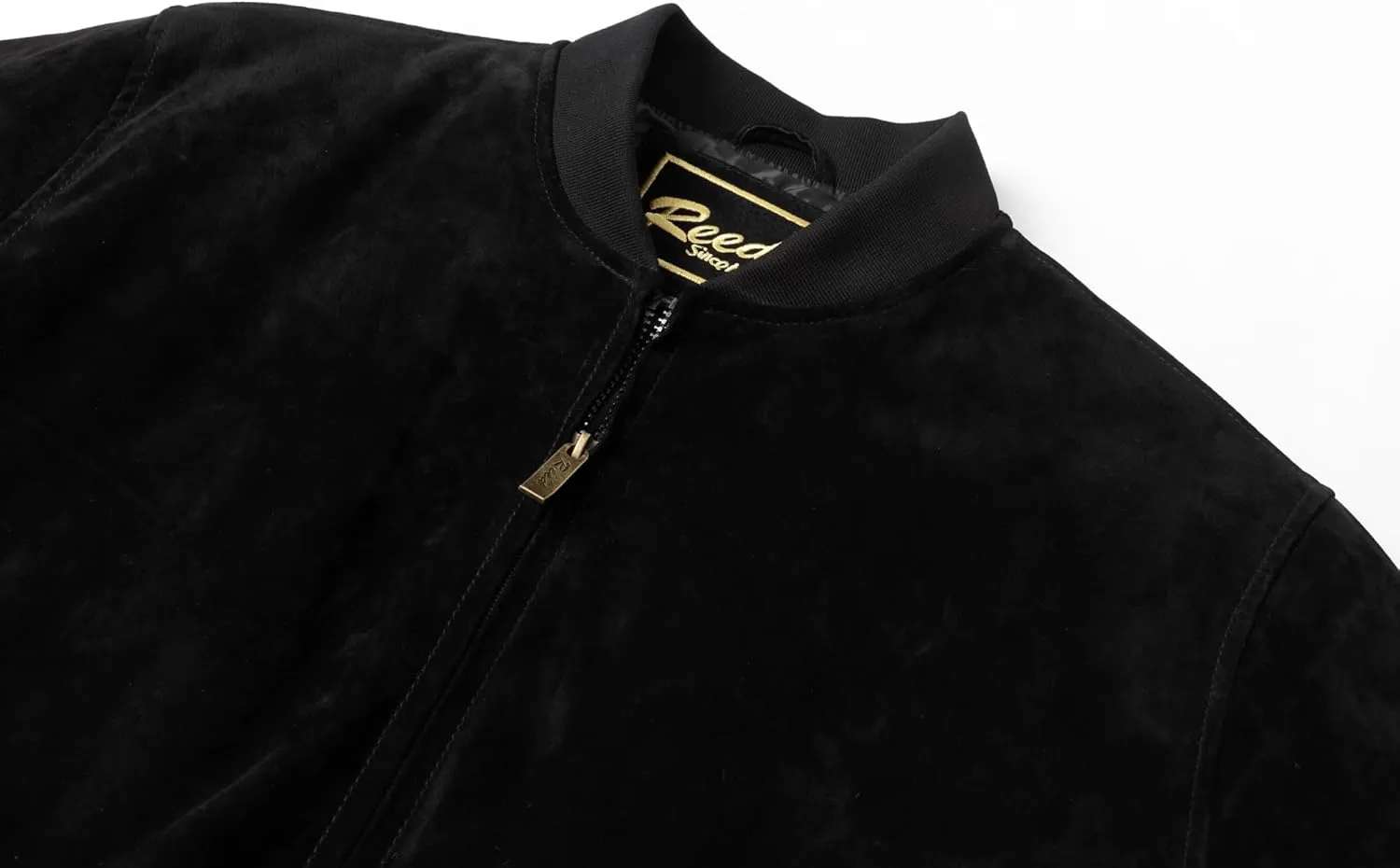 REED MEN'S BASEBALL SUEDE LEATHER JACKET (IMPORTED)