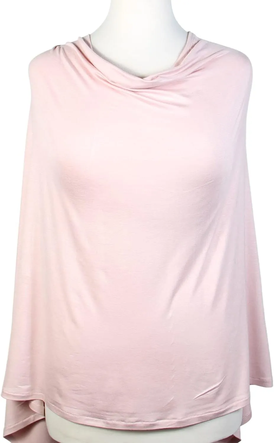 Scarfand's Cotton Blend Jersey Poncho Sweater Top