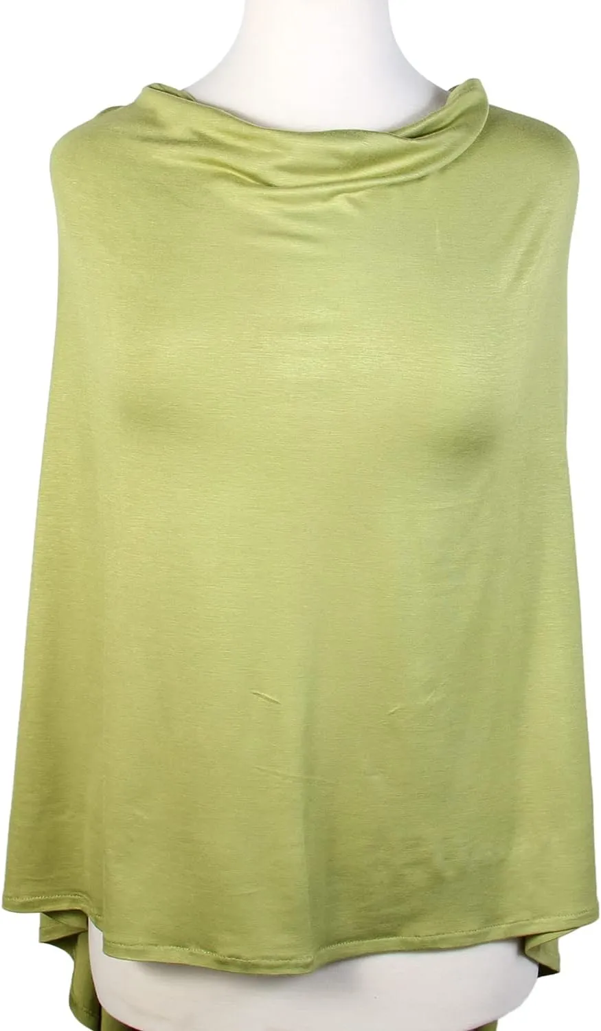 Scarfand's Cotton Blend Jersey Poncho Sweater Top