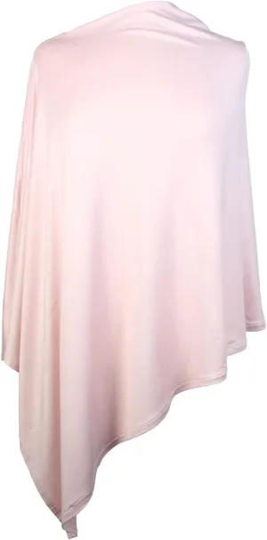 Scarfand's Cotton Blend Jersey Poncho Sweater Top