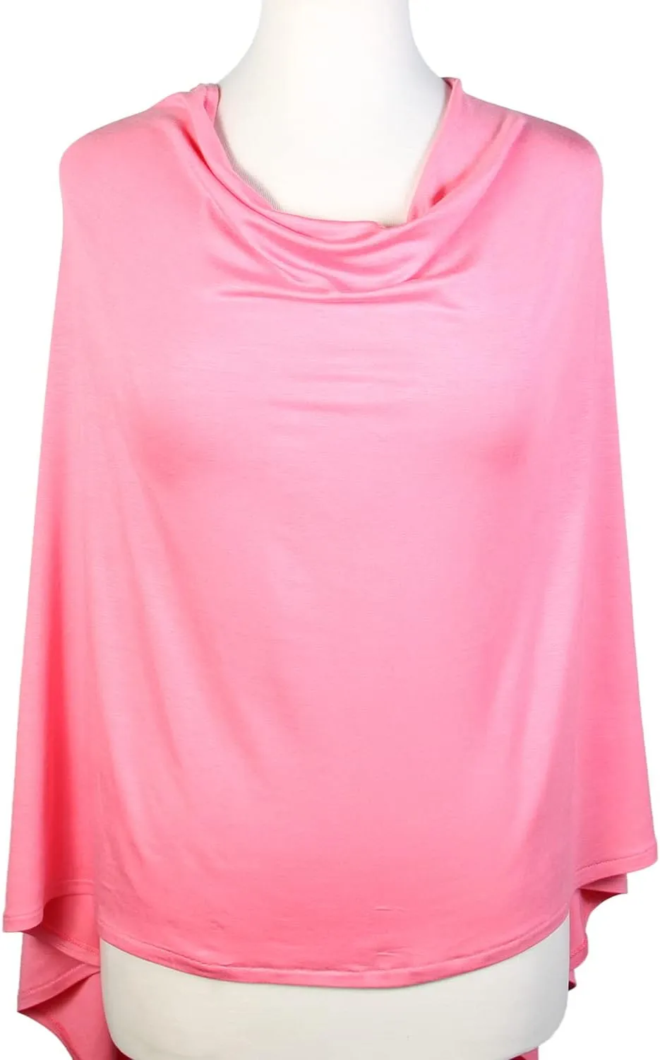 Scarfand's Cotton Blend Jersey Poncho Sweater Top
